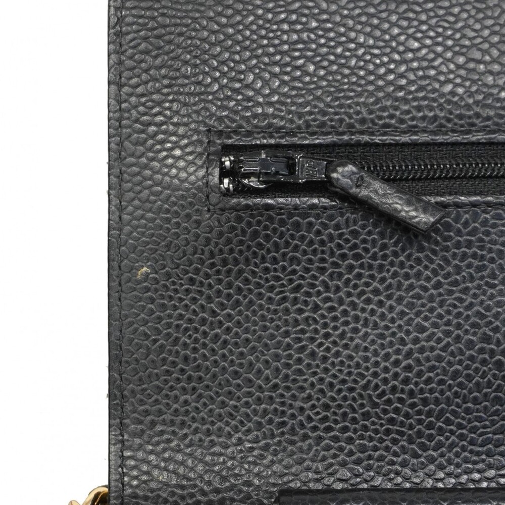 CHANEL Black Caviar Leather Wallet - Picture 8 of 11